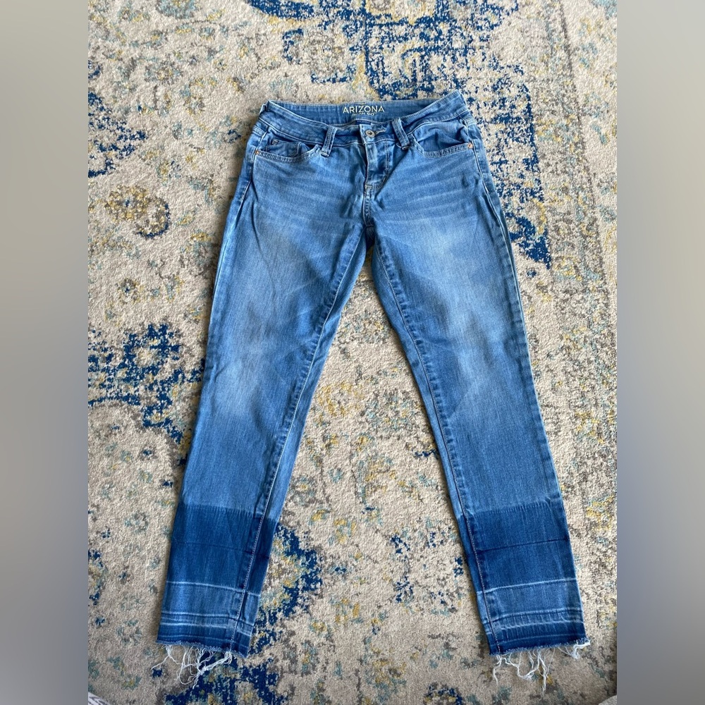 Arizona Jean Company Women's Light Blue Skinny Jeans Girls Size 1
